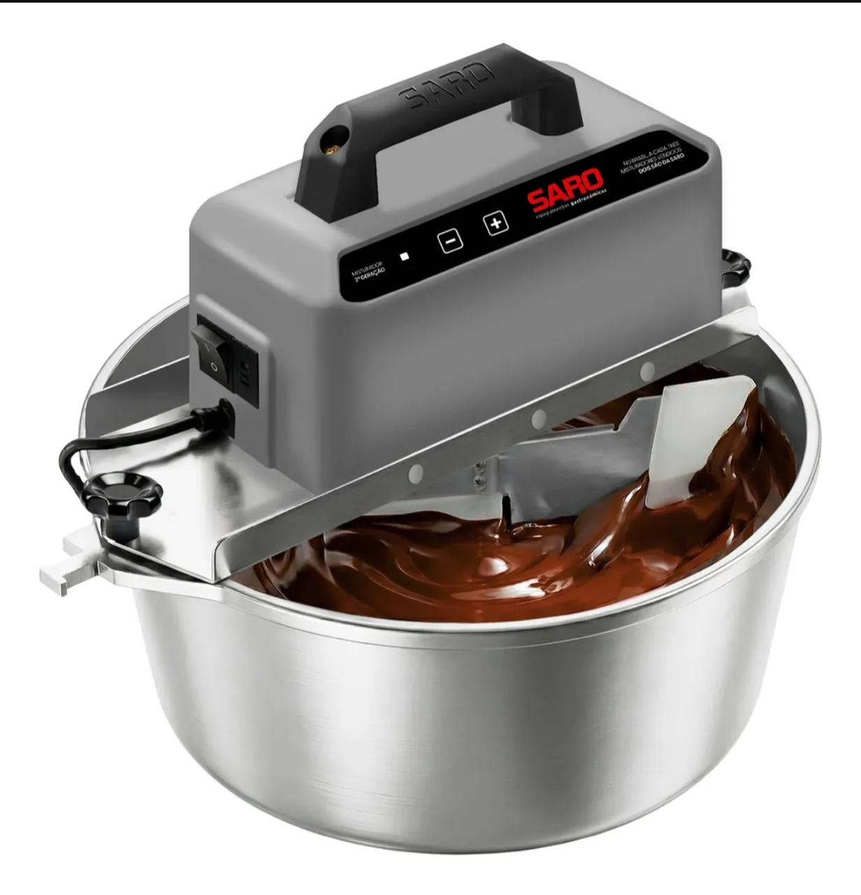 Panela mexedora automática Saro — bônus exclusivo da turma
